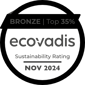 EcoVadis Bronze Medal (Black)