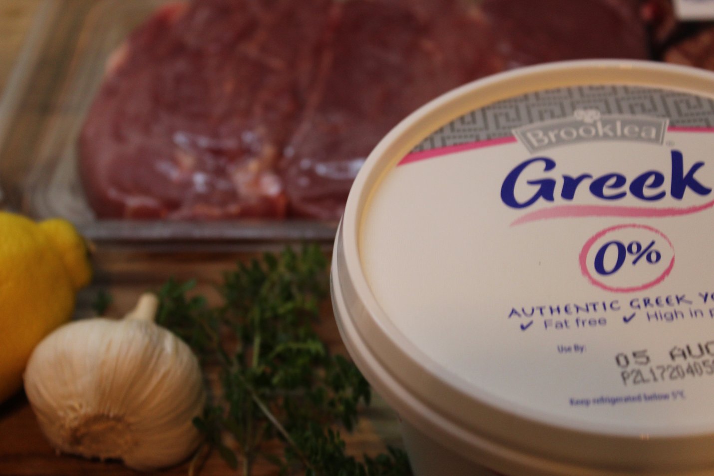 BRIAM WITH GREEK YOGHURT LAMB.