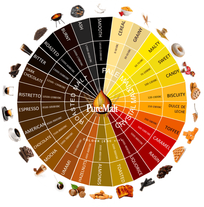 PureMalt Flavour Wheel