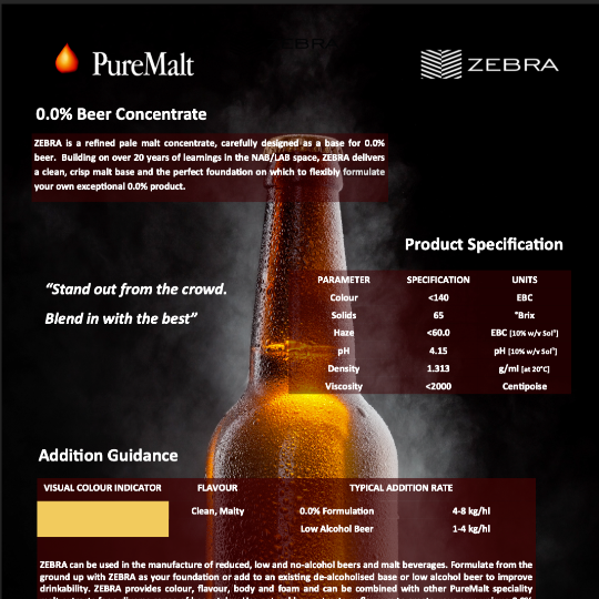 Zebra Information Sheet Content Thumbnails