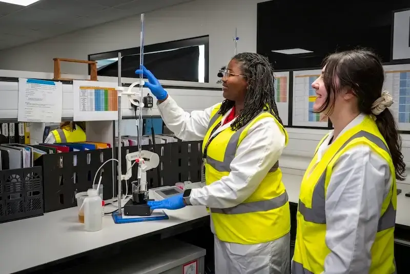 Lab Team Analysing Results