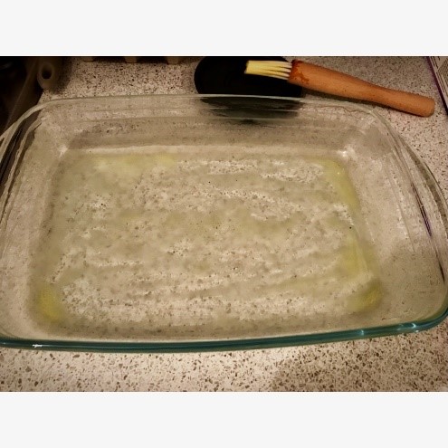 brush baking pan